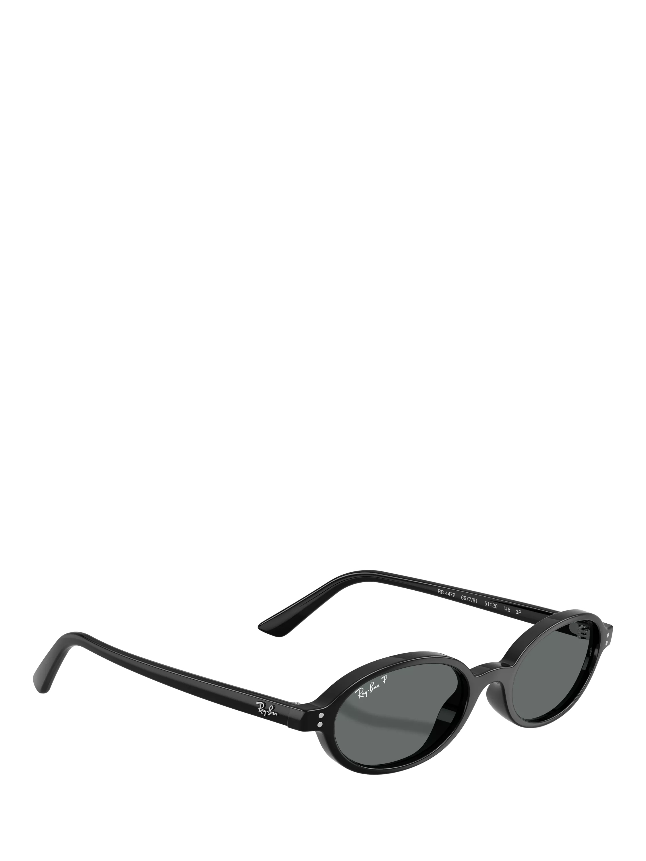 Ray-Ban oval sunglasses black (British brand)