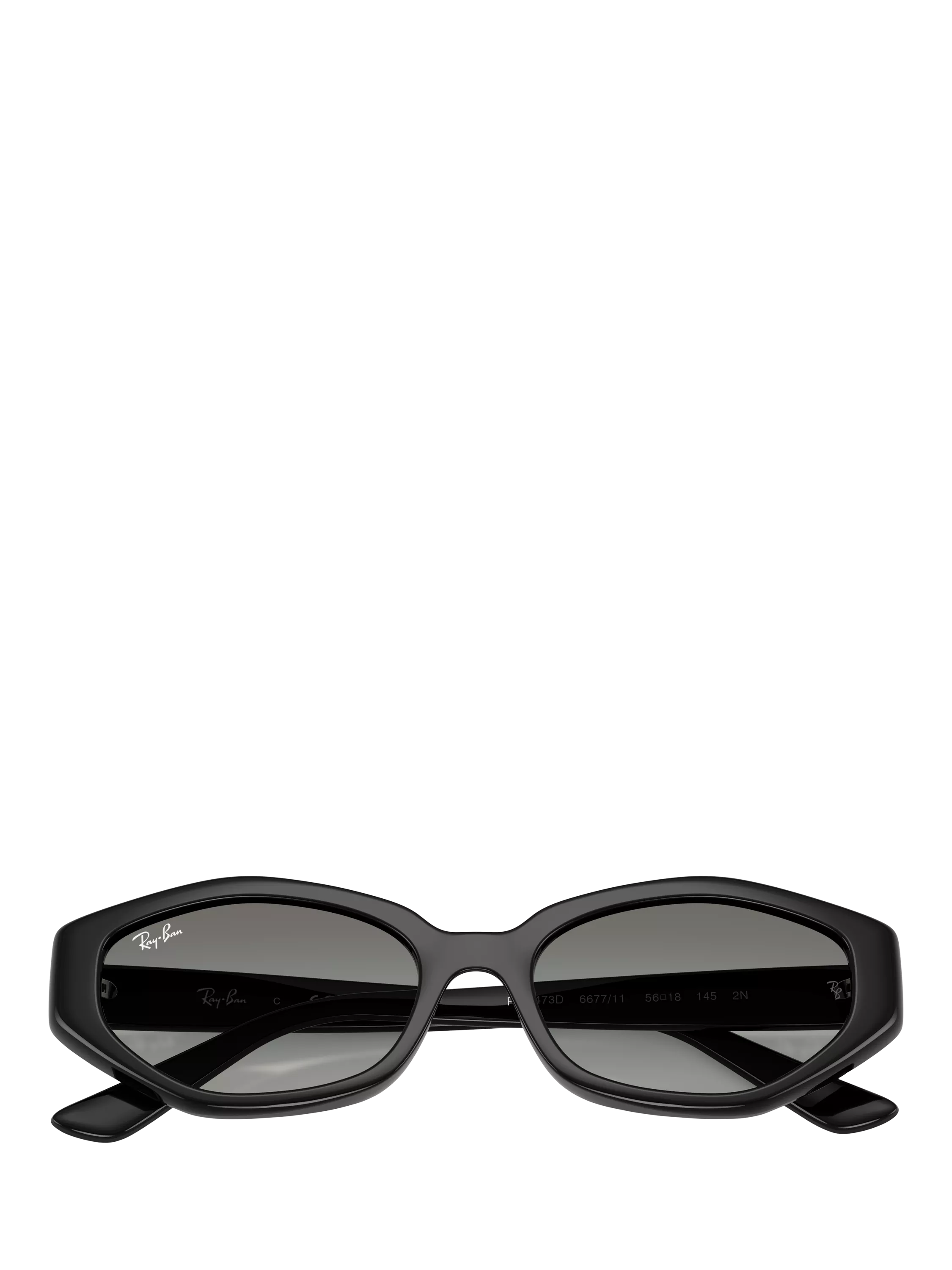 Ray-Ban irregular sunglasses with gradient lenses, UK version