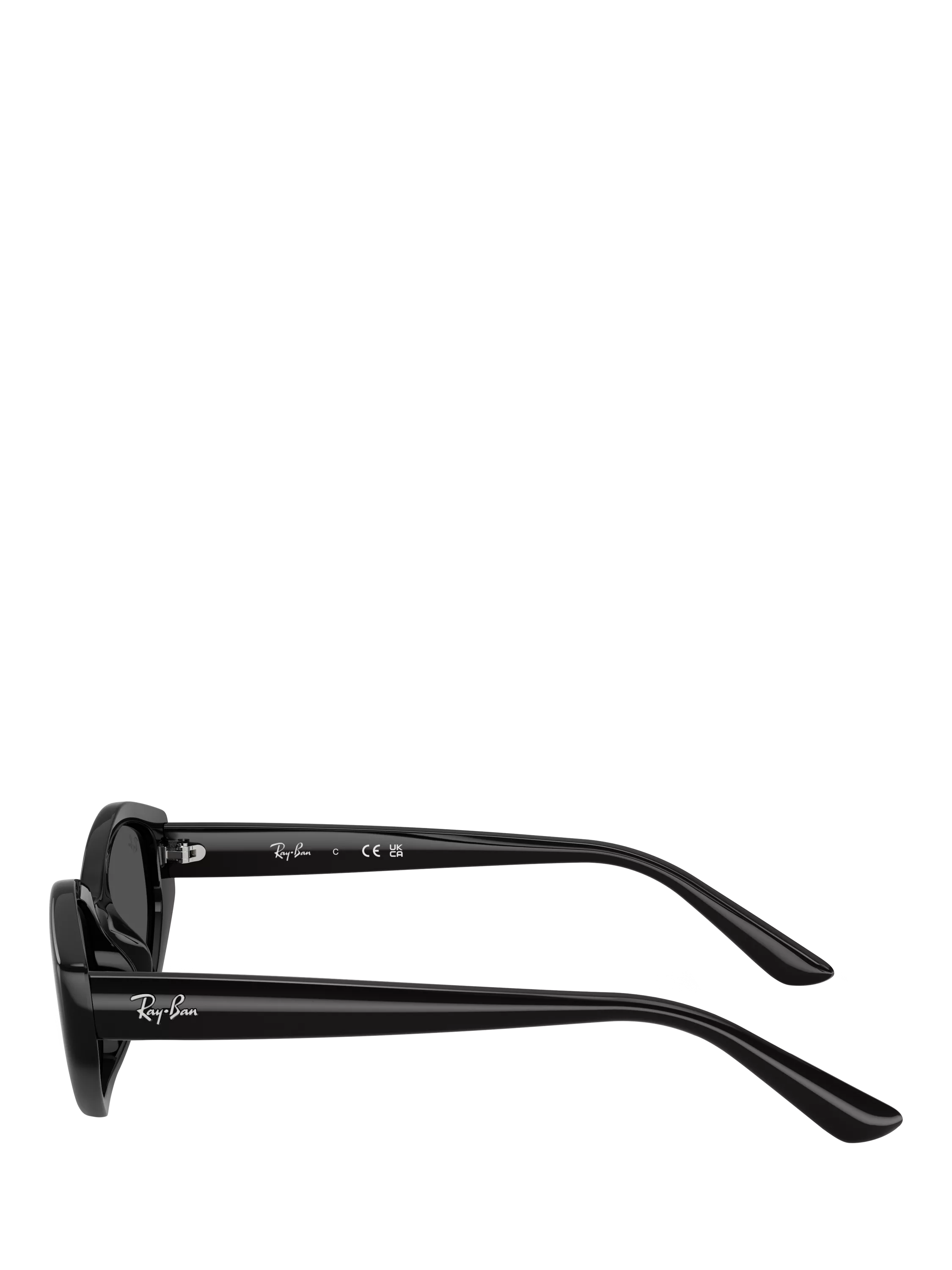 Ray-Ban irregular sunglasses black frame 56mm lens, imported from the UK