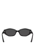 Ray-Ban irregular sunglasses black frame 56mm lens, imported from the UK