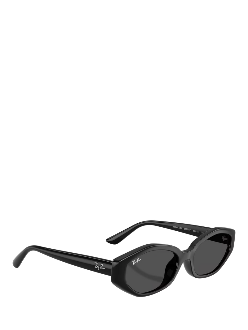 Ray-Ban irregular sunglasses black frame 56mm lens, imported from the UK