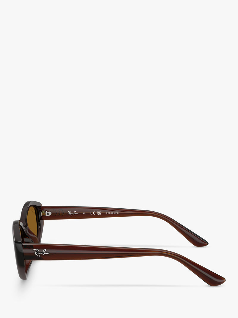 Ray-Ban RB4473D polarised sunglasses dark brown frame - British product