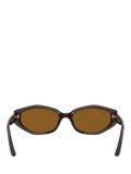 Ray-Ban RB4473D polarised sunglasses dark brown frame - British product
