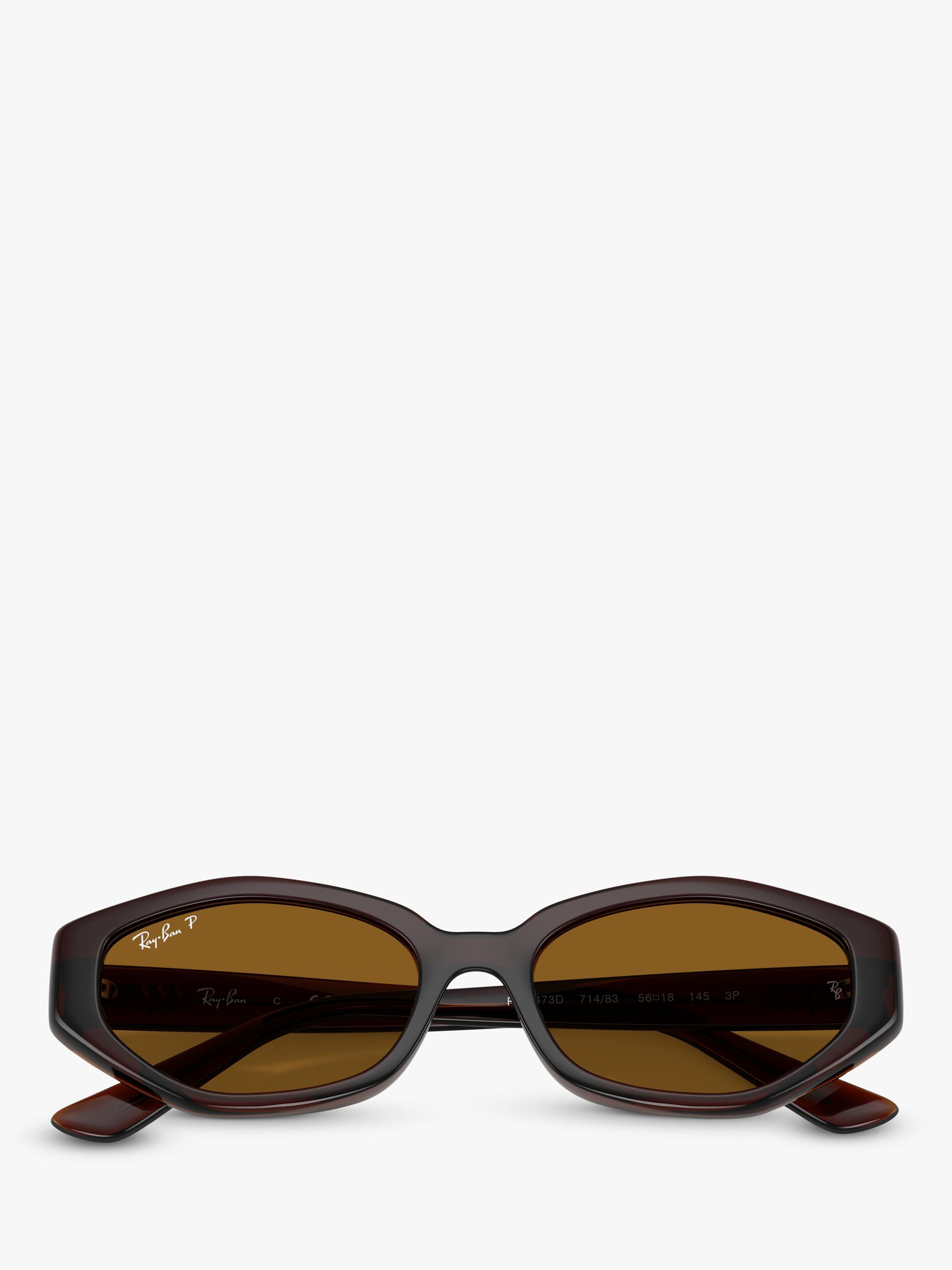 Ray-Ban RB4473D polarised sunglasses dark brown frame - British product