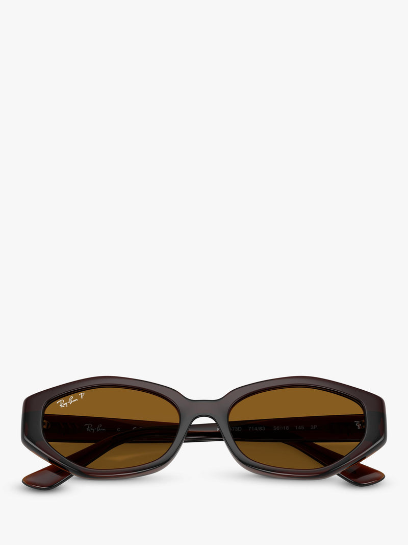 Ray-Ban RB4473D polarised sunglasses dark brown frame - British product