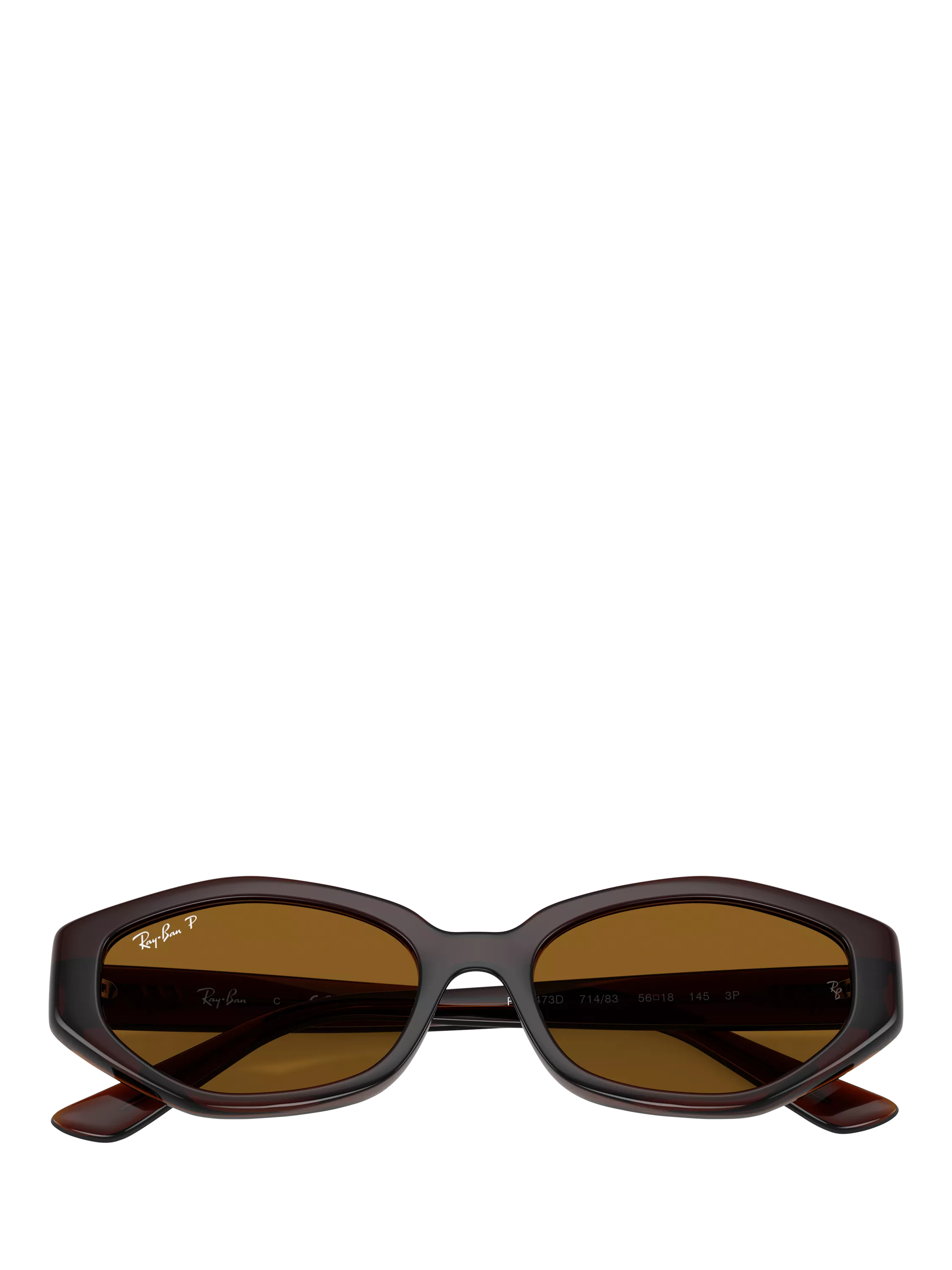 Ray-Ban RB4473D polarised sunglasses dark brown frame - British product