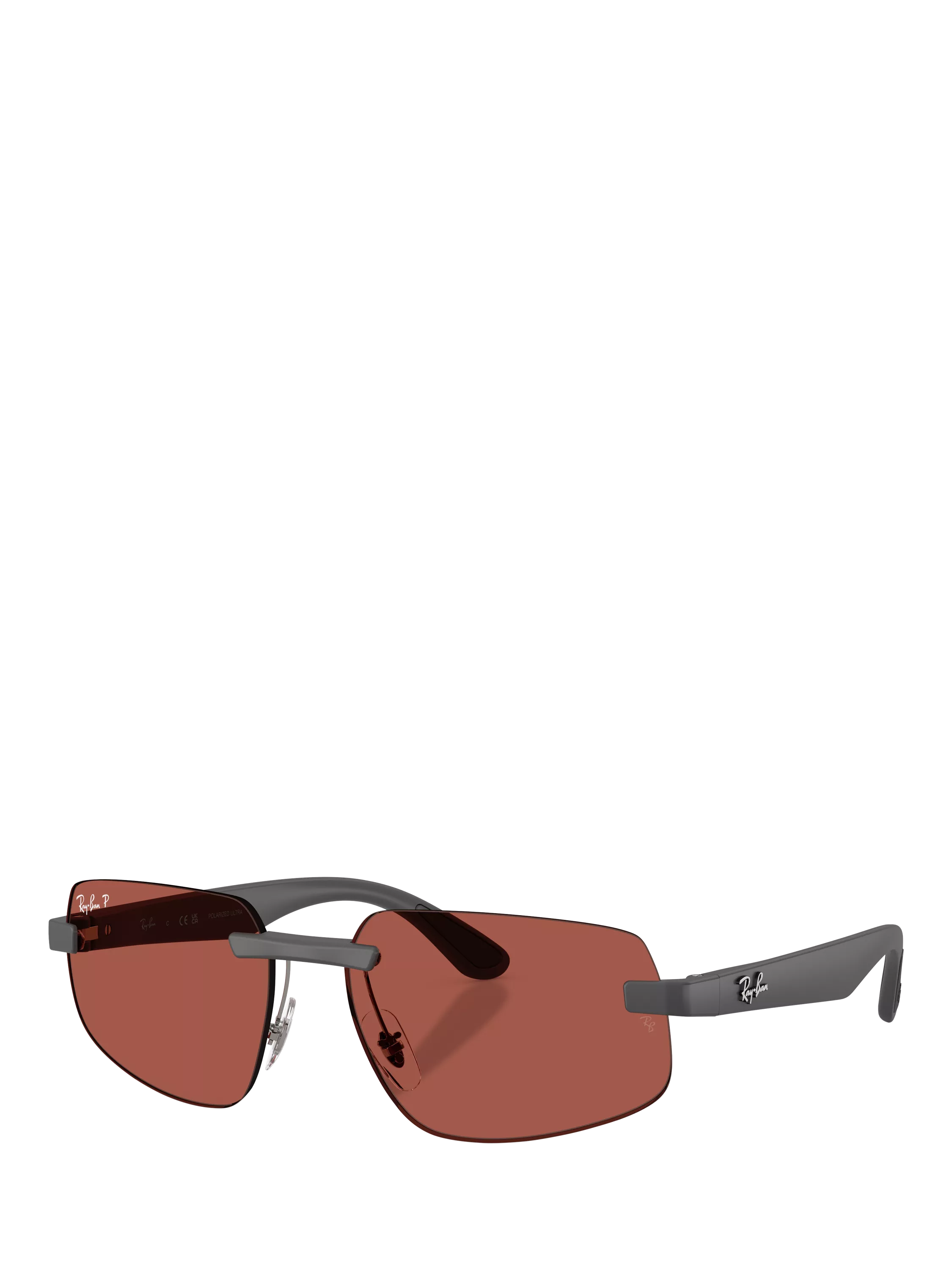 Ray-Ban RB4475CH men's ultra polarized rectangular sunglasses (British brand)