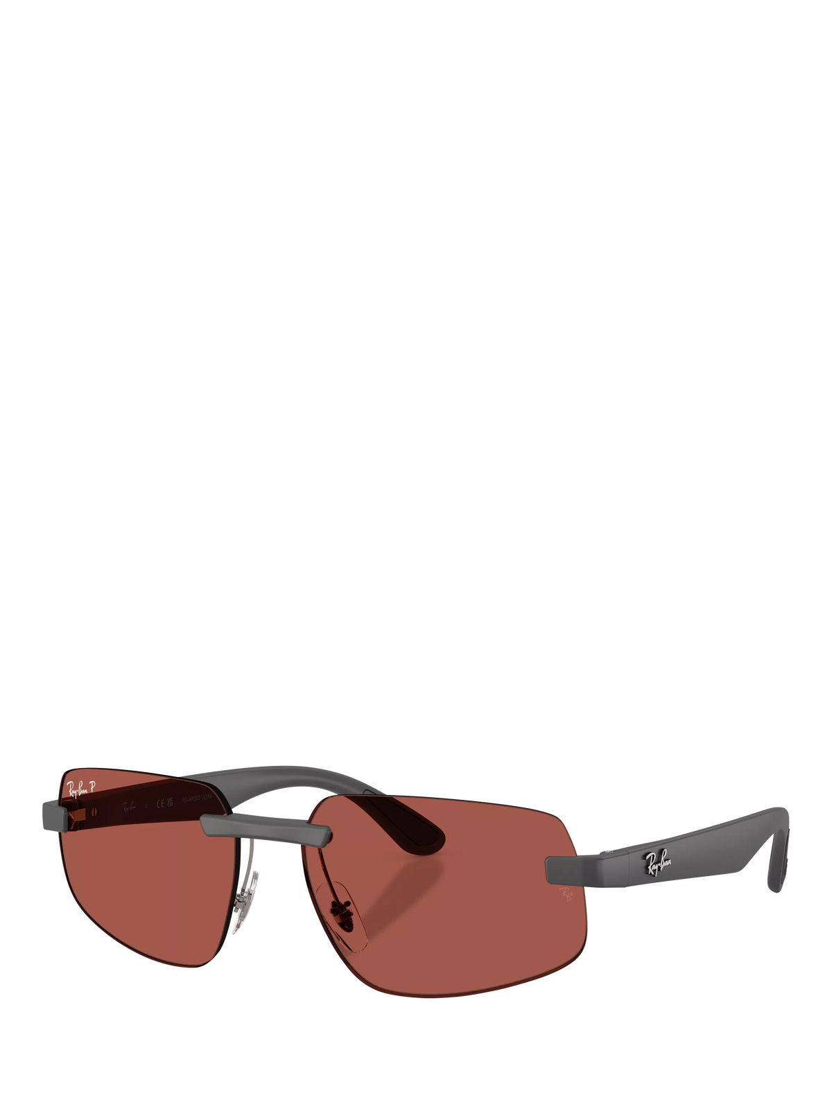 Ray-Ban RB4475CH men's ultra polarized rectangular sunglasses (British brand)