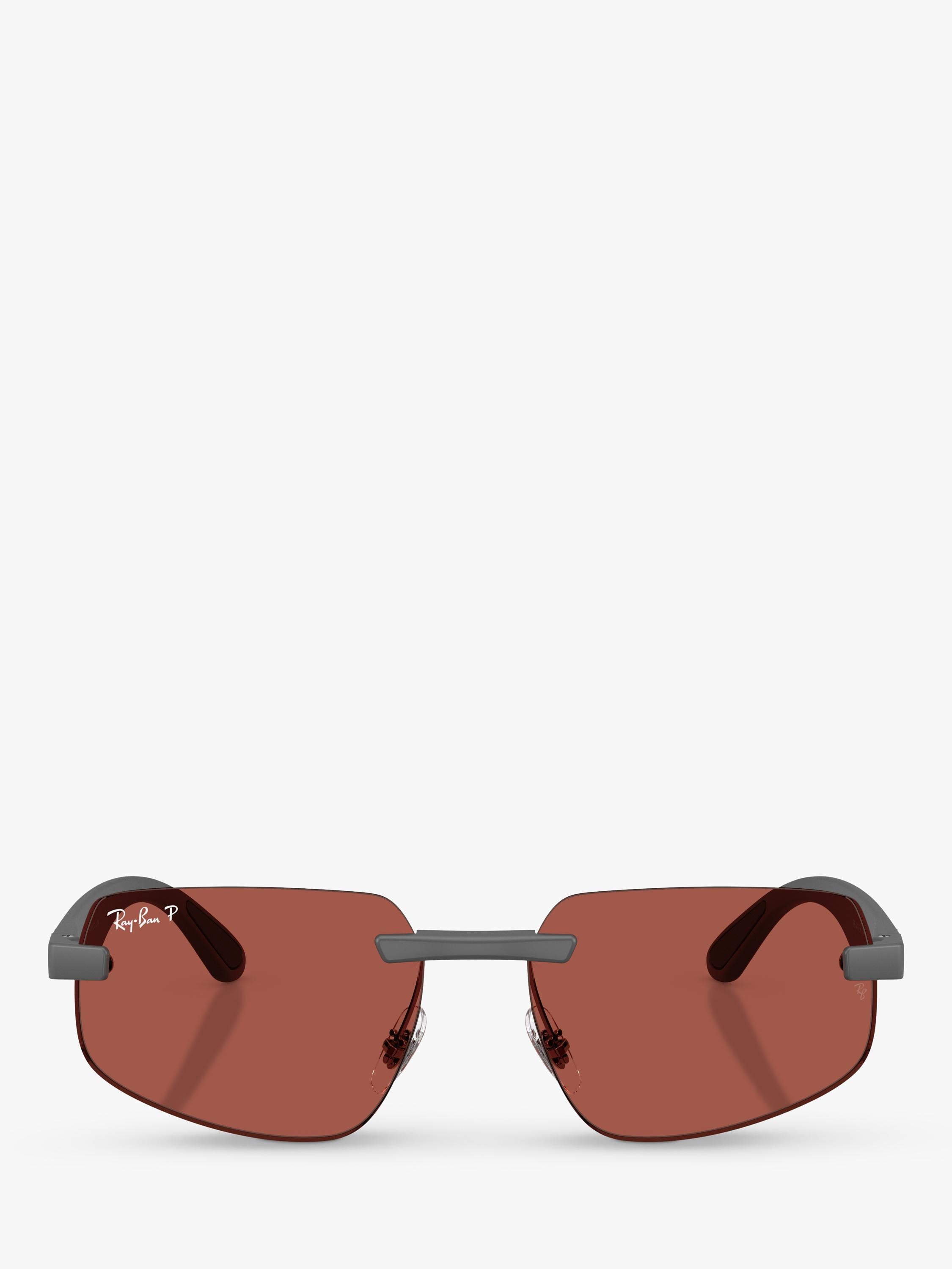 Ray-Ban RB4475CH men's ultra polarized rectangular sunglasses (British brand)