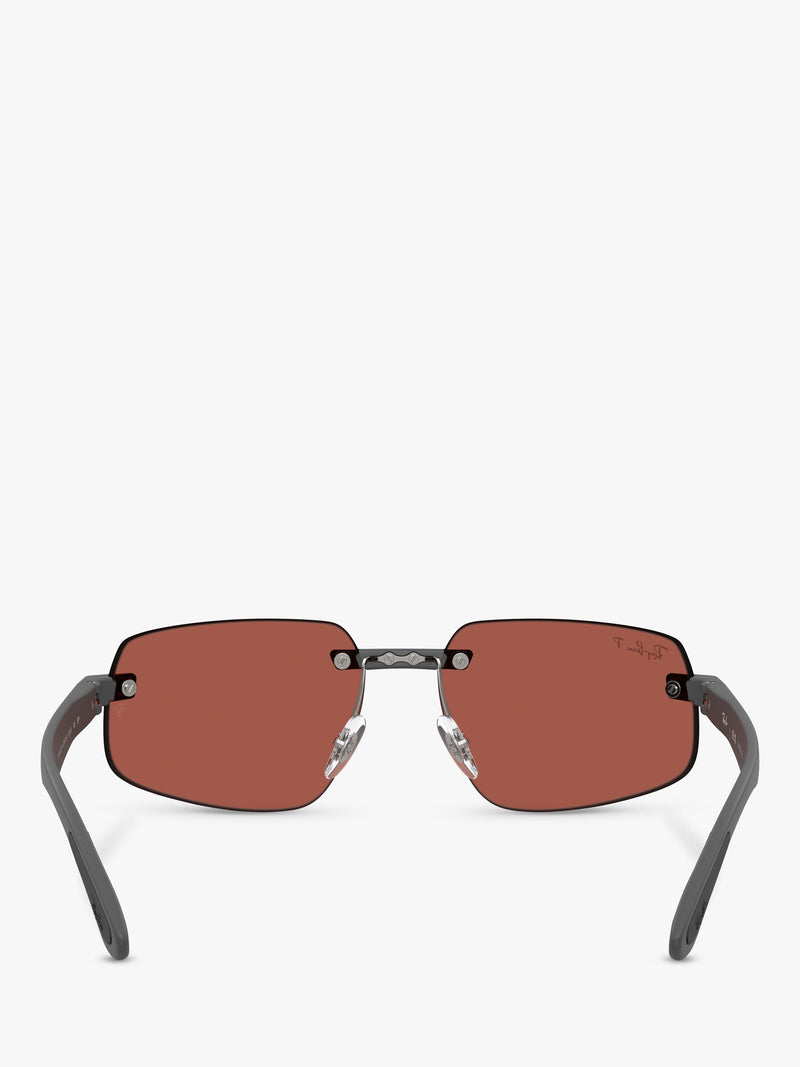 Ray-Ban RB4475CH men's ultra polarized rectangular sunglasses (British brand)