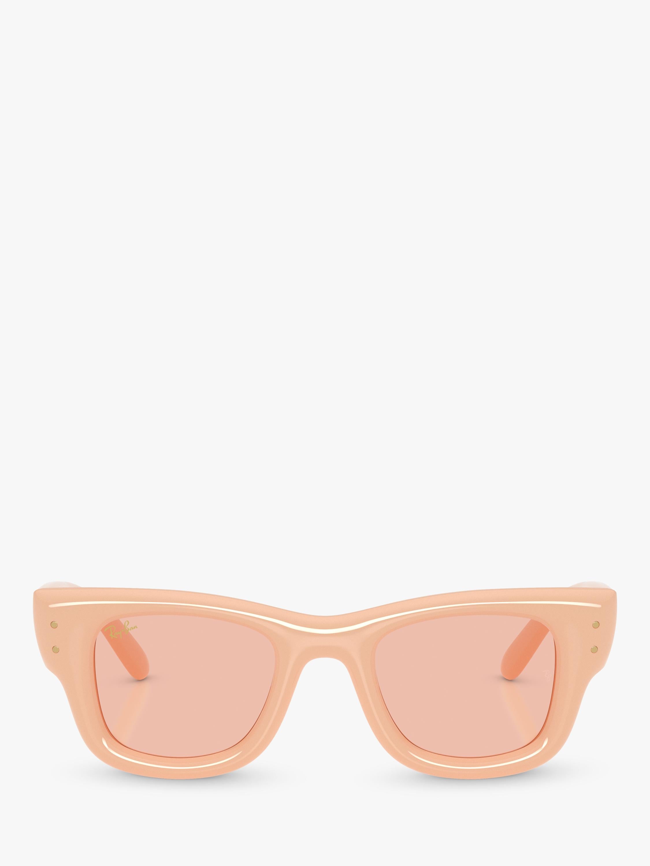 Ray-Ban square sunglasses solid nude/pink - British product