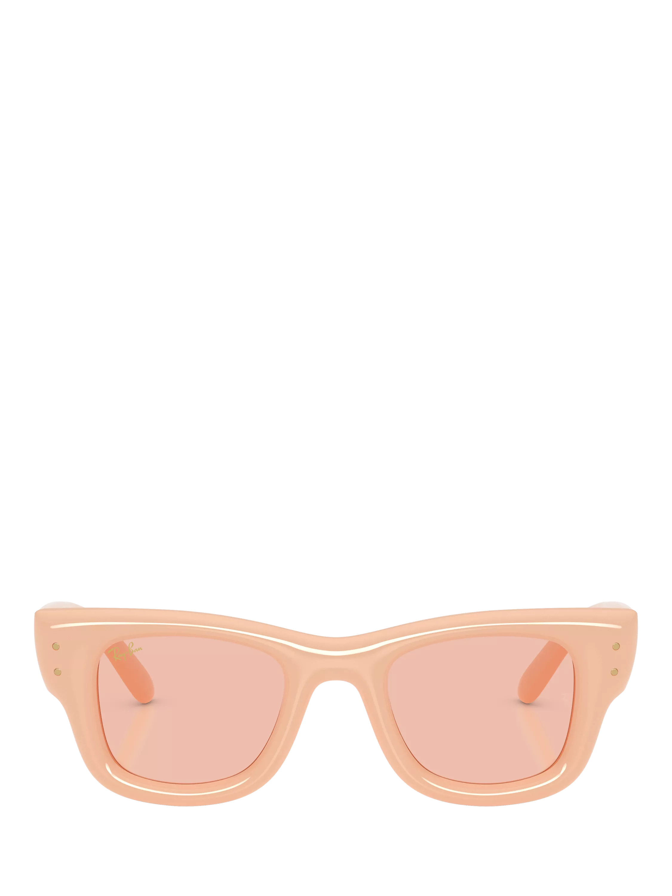 Ray-Ban square sunglasses solid nude/pink - British product