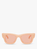 Ray-Ban square sunglasses solid nude/pink - British product