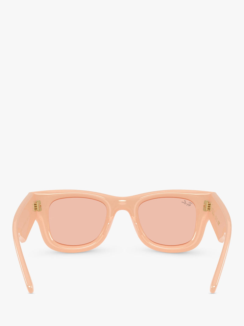Ray-Ban square sunglasses solid nude/pink - British product