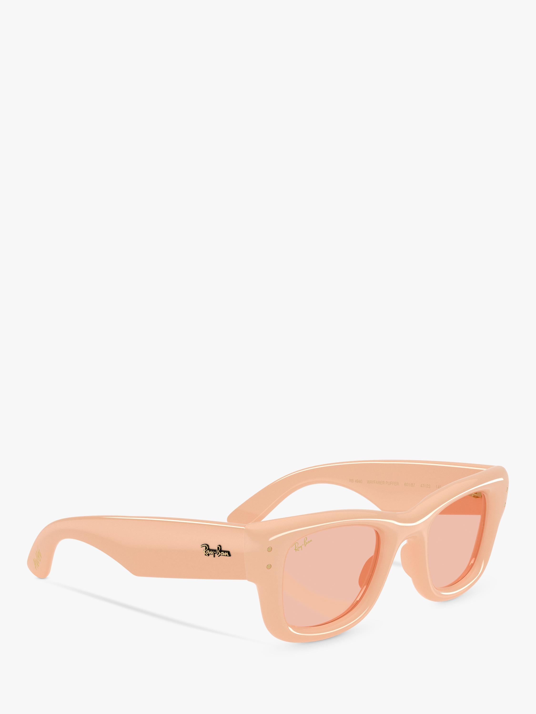 Ray-Ban square sunglasses solid nude/pink - British product