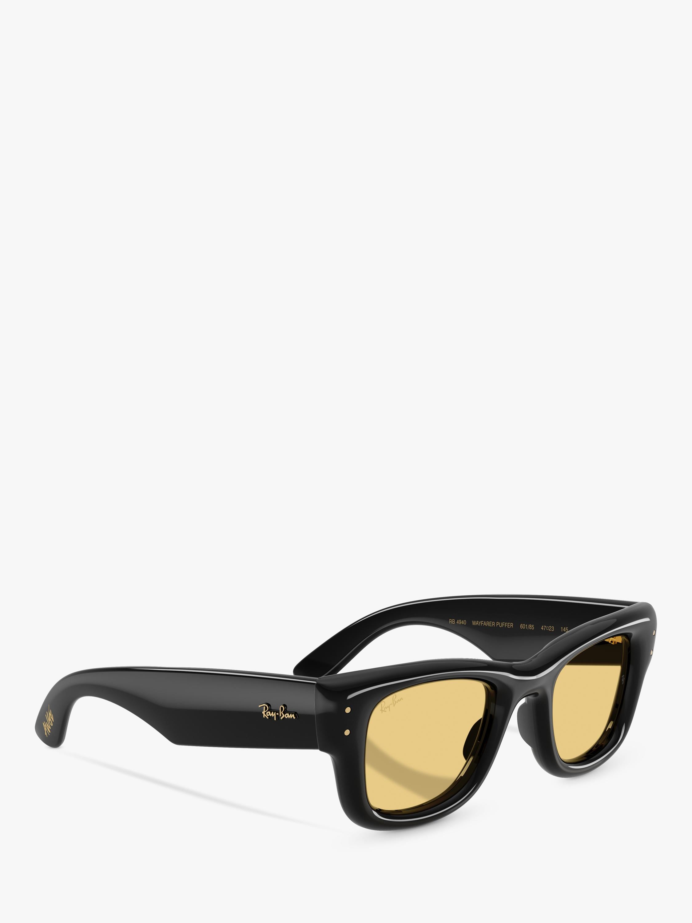 Ray-Ban RB4940 D-Frame sunglasses black yellow 50mm (British brand)