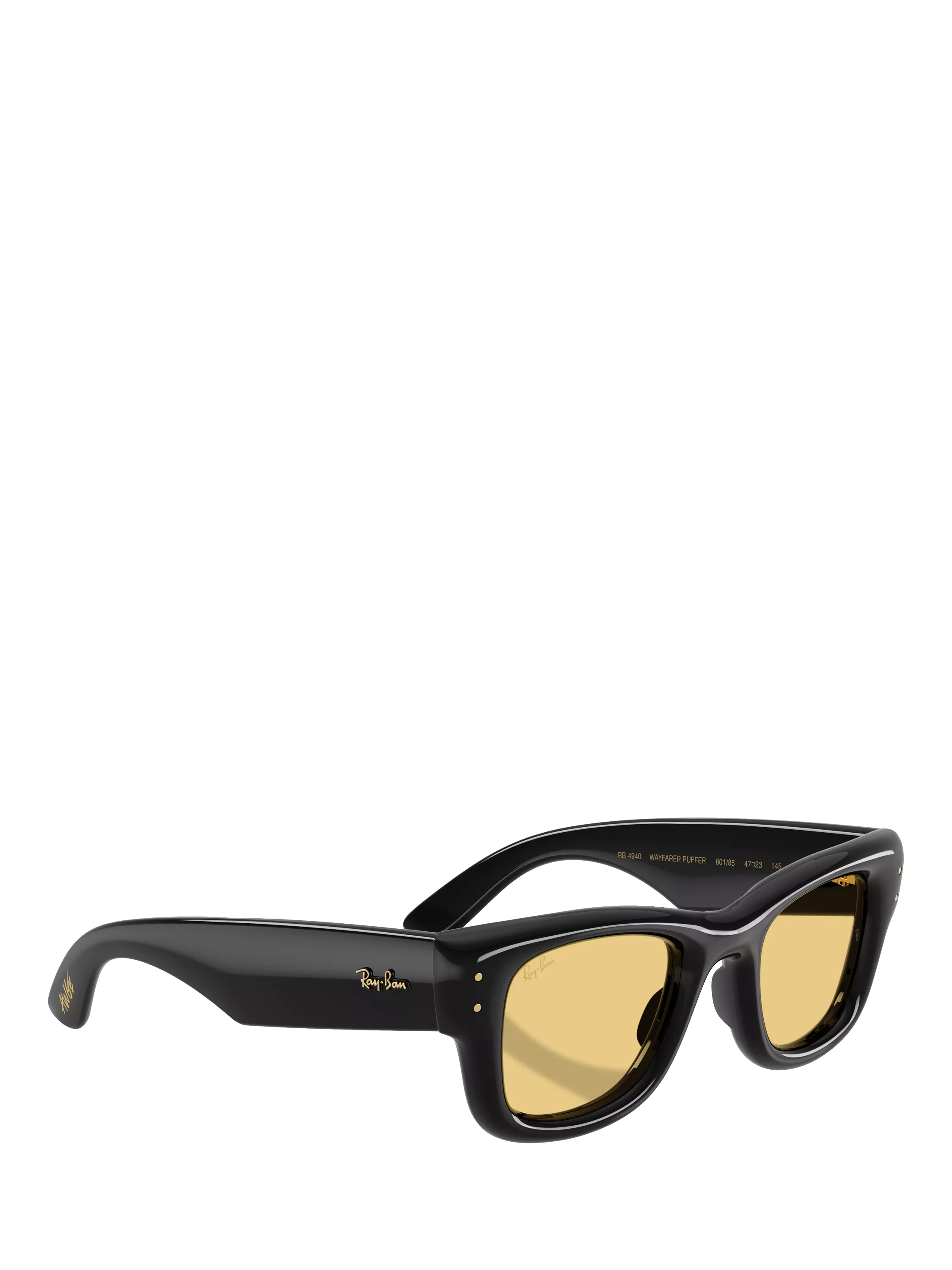 Ray-Ban RB4940 D-Frame sunglasses black yellow 50mm (British brand)