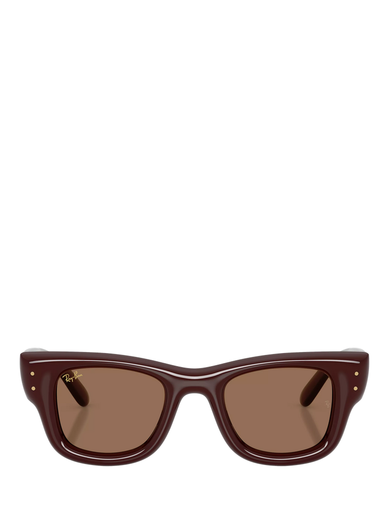 Ray-Ban RB4940 rectangular sunglasses dark brown (British brand)