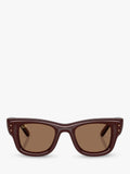 Ray-Ban RB4940 rectangular sunglasses dark brown (British brand)