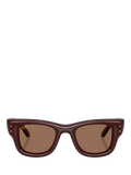 Ray-Ban RB4940 rectangular sunglasses dark brown (British brand)