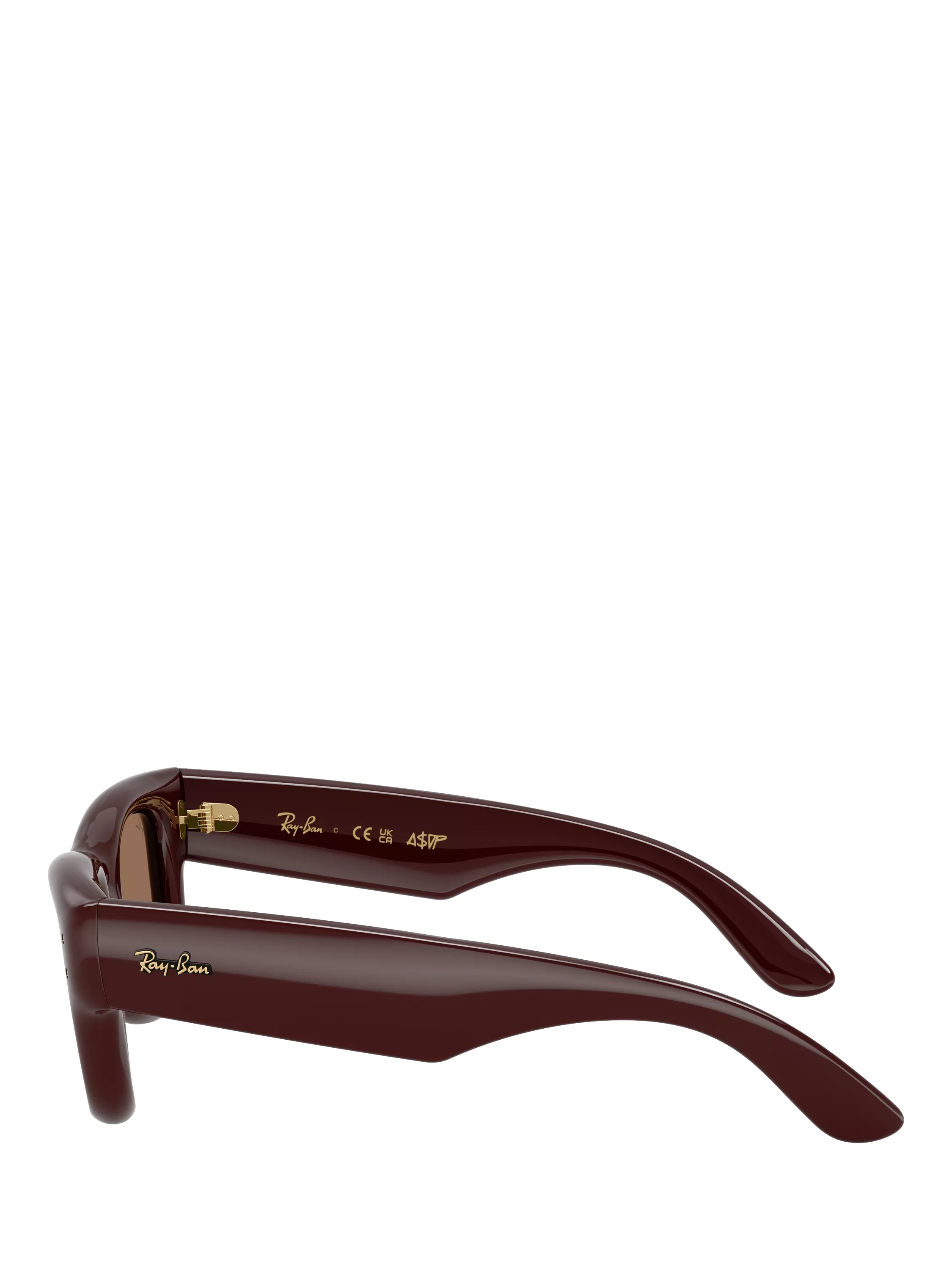 Ray-Ban RB4940 rectangular sunglasses dark brown (British brand)
