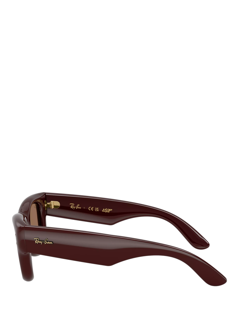 Ray-Ban RB4940 rectangular sunglasses dark brown (British brand)