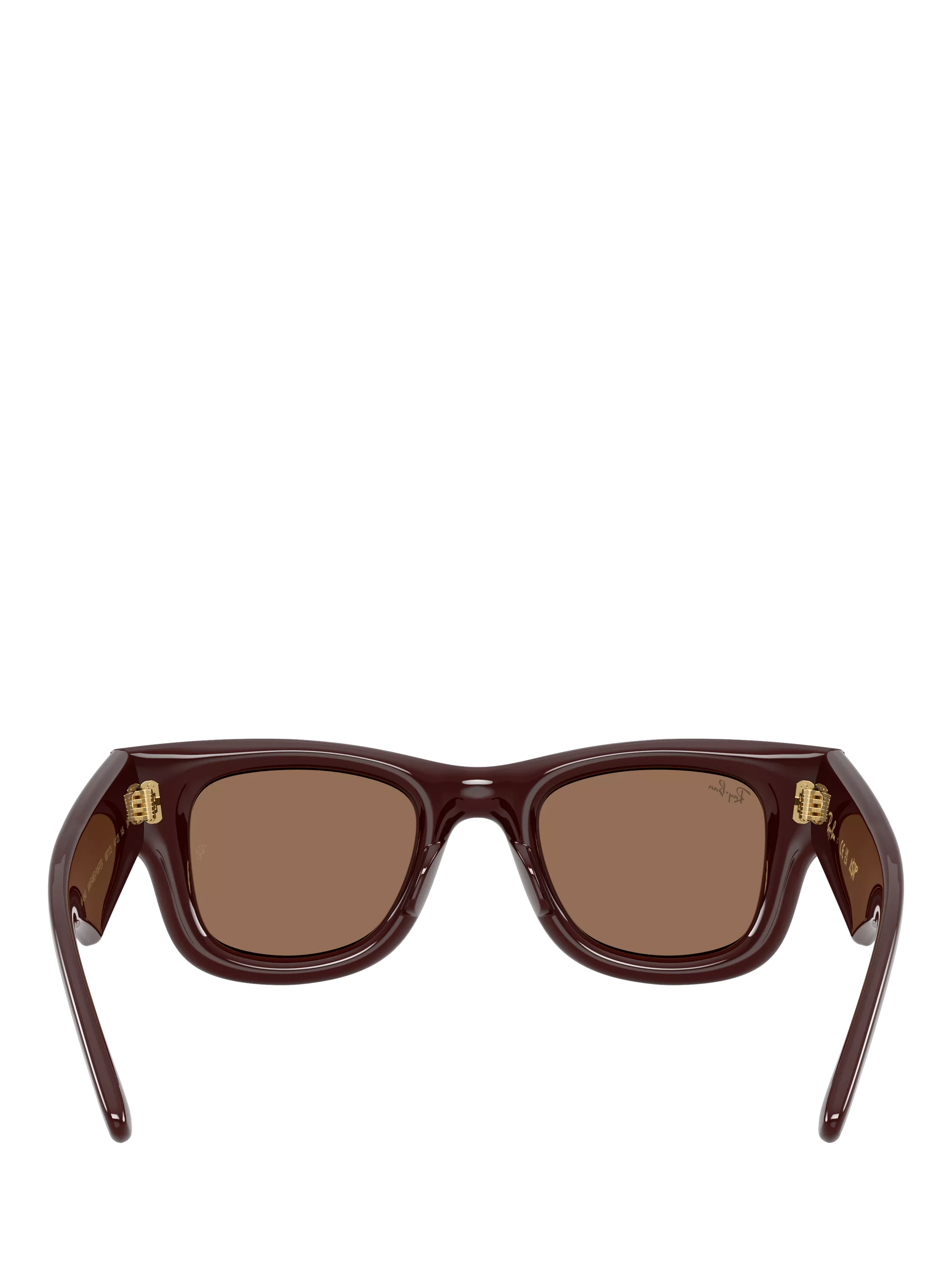Ray-Ban RB4940 rectangular sunglasses dark brown (British brand)