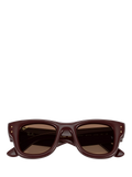 Ray-Ban RB4940 rectangular sunglasses dark brown (British brand)