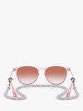 Ray-Ban RJ9060S kids oval sunglasses transparent violet red gradient - British product