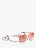 Ray-Ban RJ9060S kids oval sunglasses transparent violet red gradient - British product