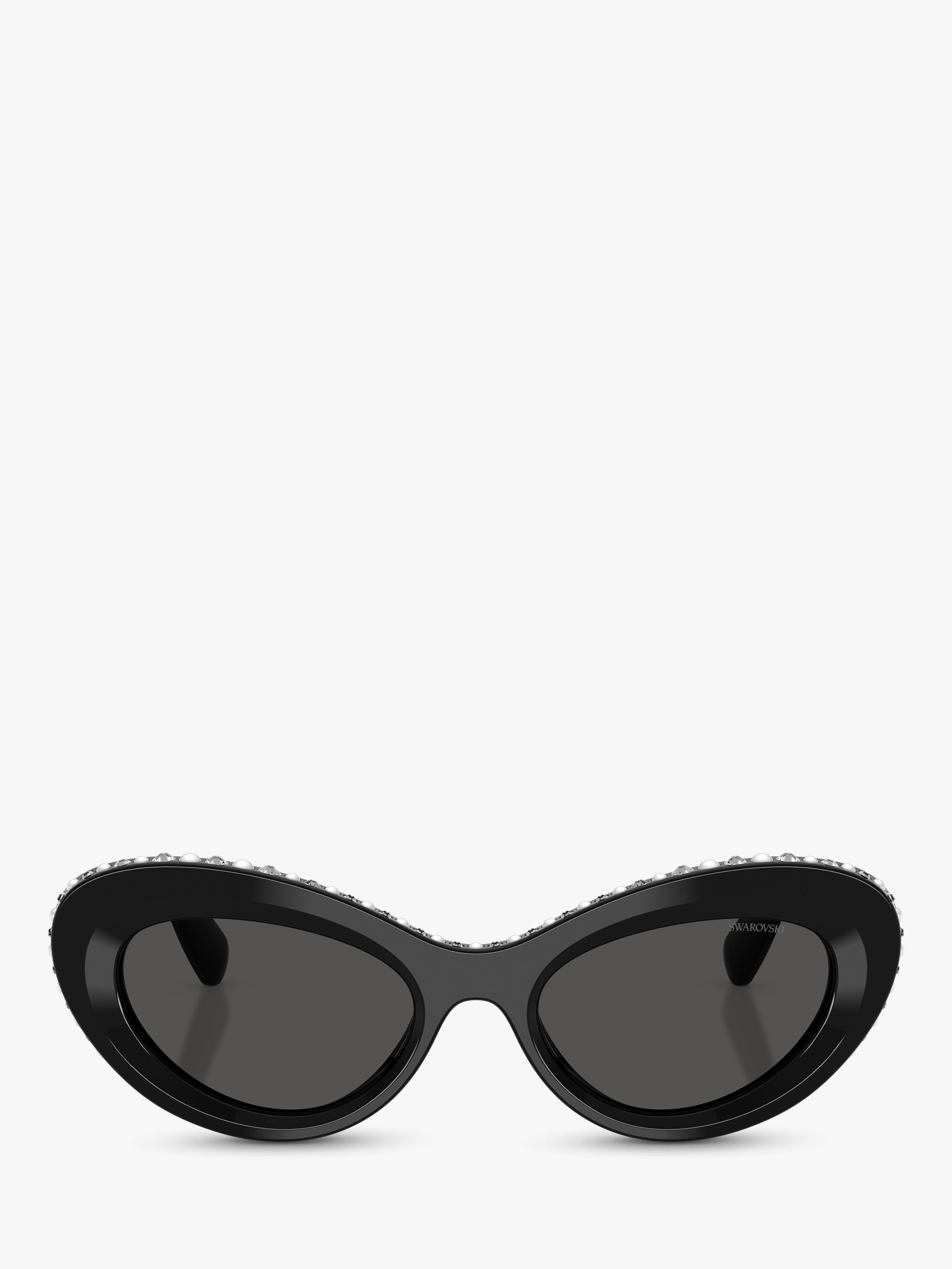 Swarovski cat eye sunglasses black (British brand)