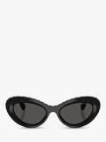 Swarovski cat eye sunglasses black (British brand)