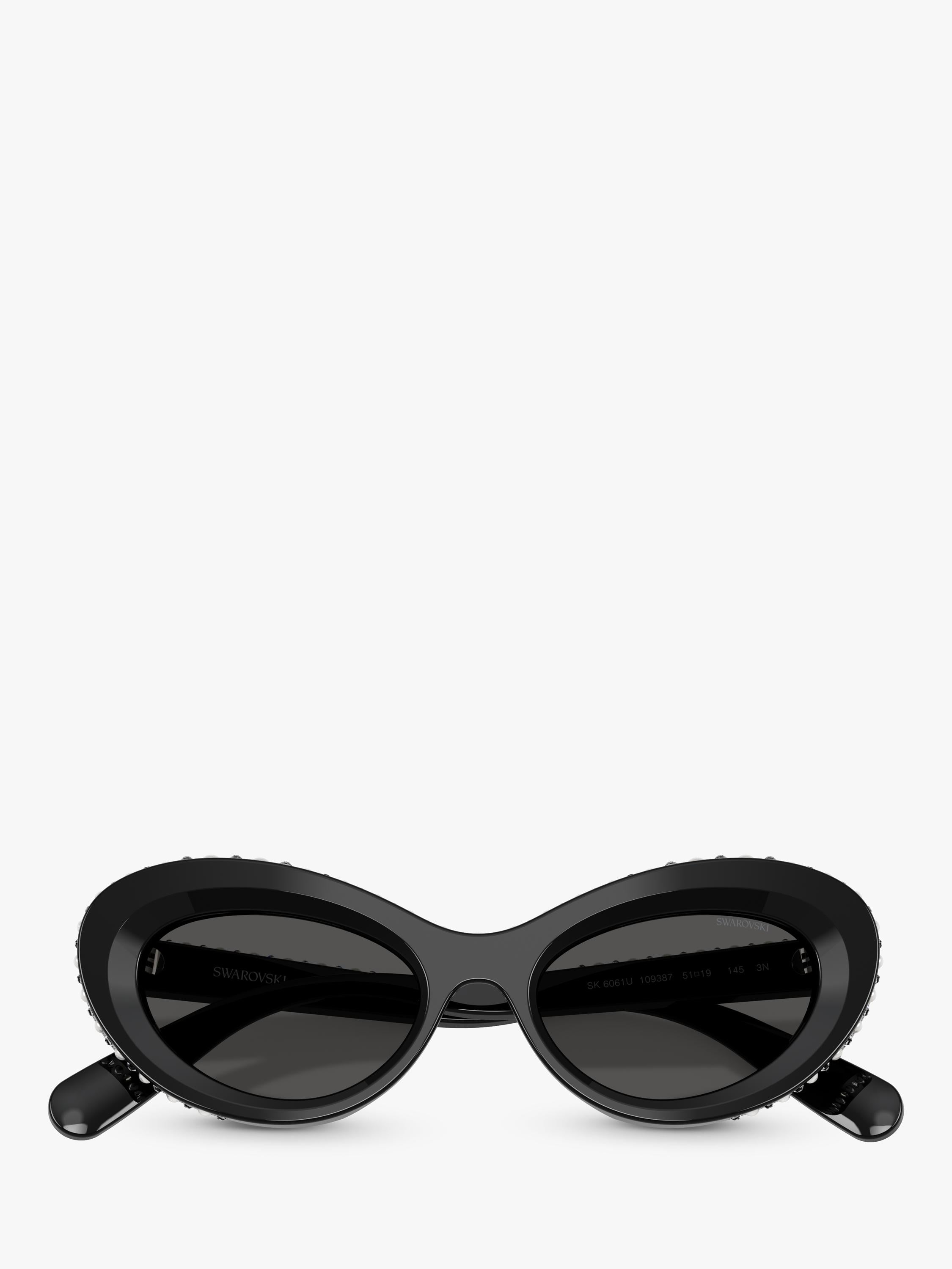 Swarovski cat eye sunglasses black (British brand)