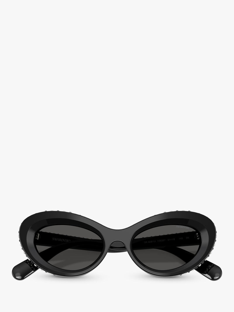 Swarovski cat eye sunglasses black (British brand)