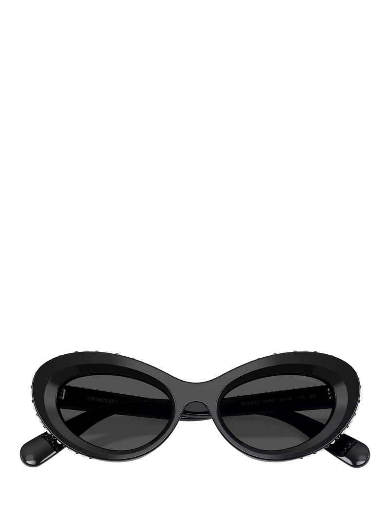 Swarovski cat eye sunglasses black (British brand)