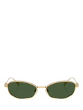 Swarovski pillow sunglasses gold green - British product