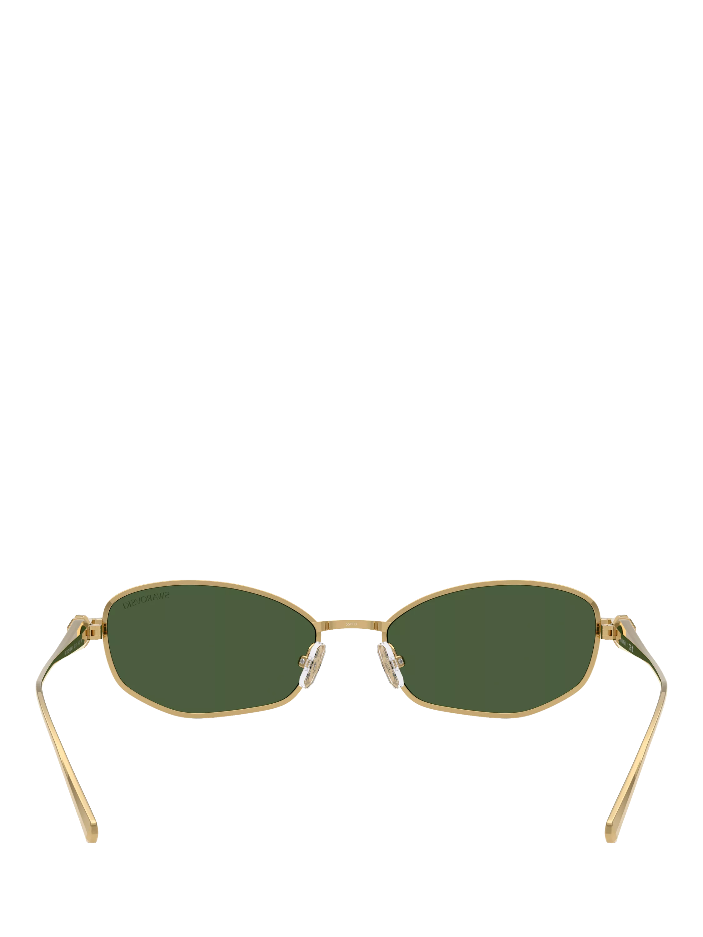Swarovski pillow sunglasses gold green - British product