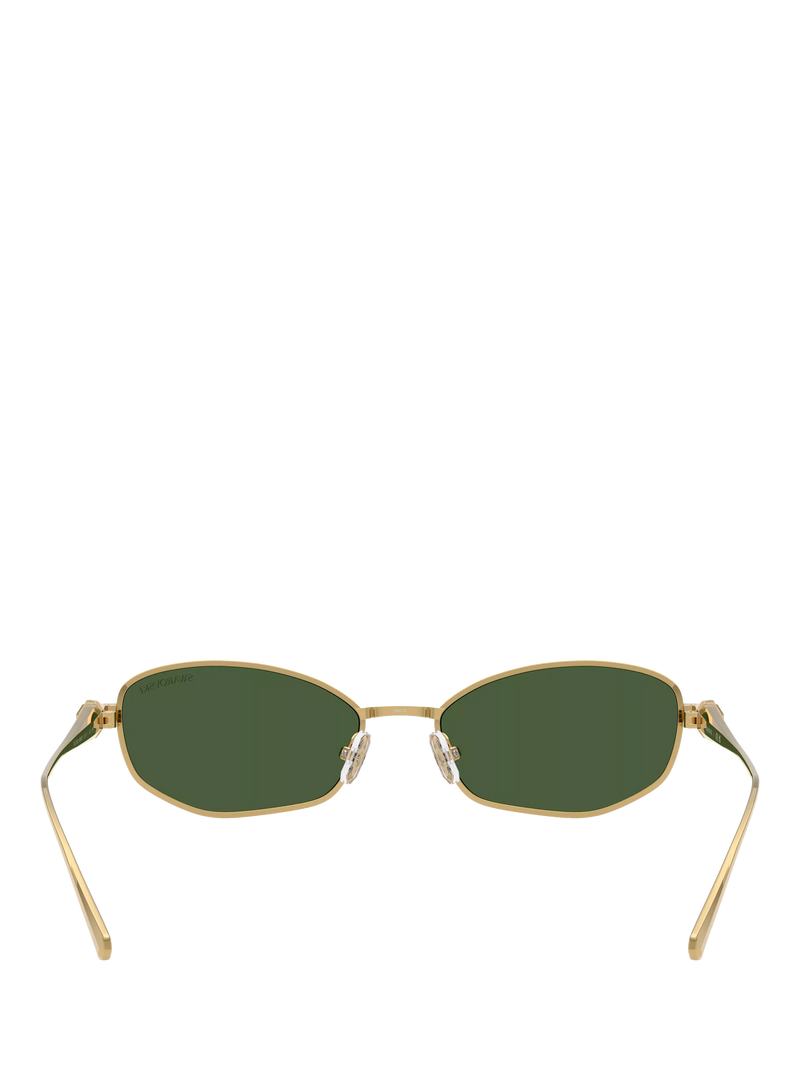 Swarovski pillow sunglasses gold green - British product