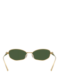 Swarovski pillow sunglasses gold green - British product