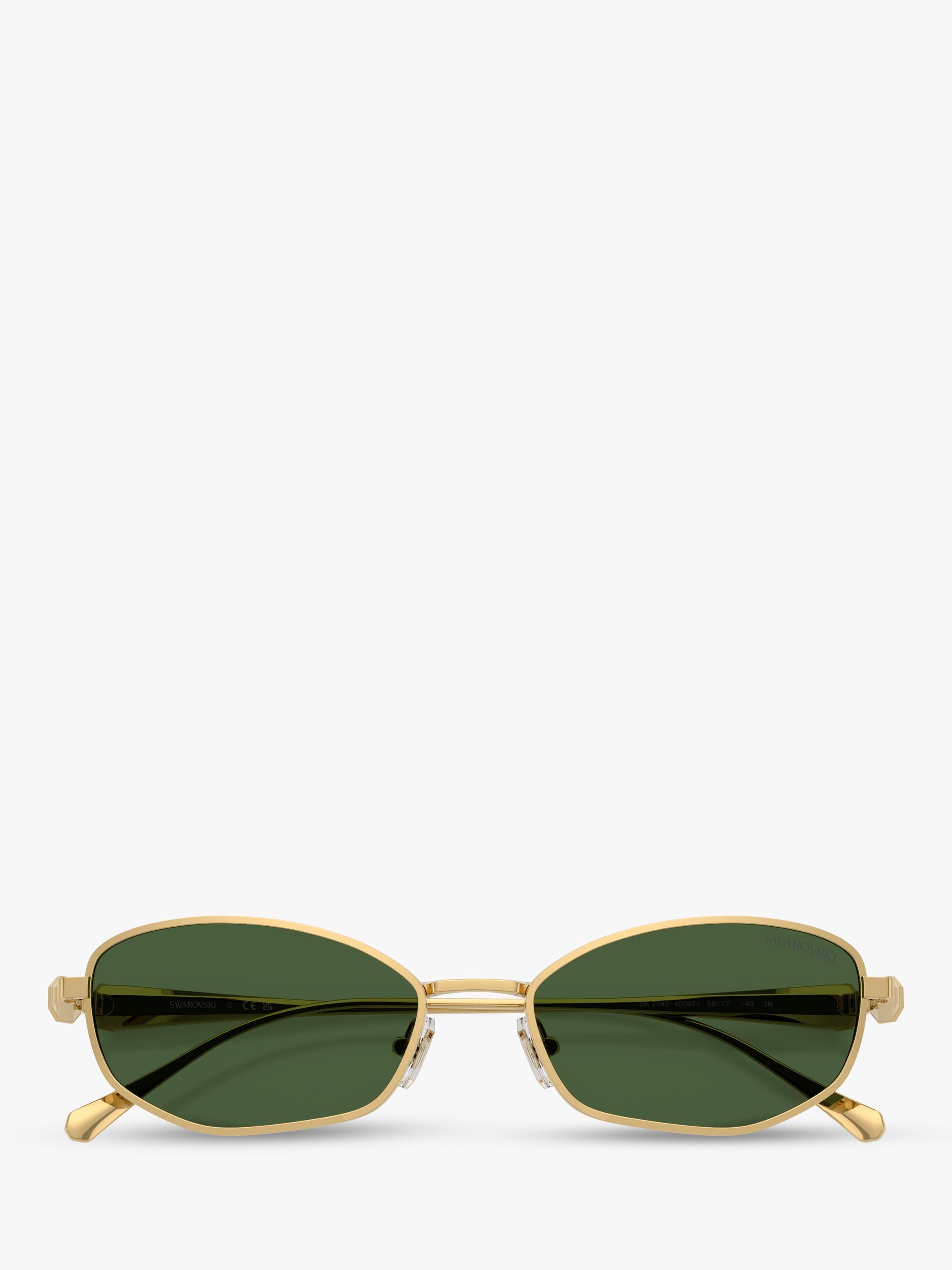 Swarovski pillow sunglasses gold green - British product