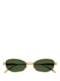 Swarovski pillow sunglasses gold green - British product