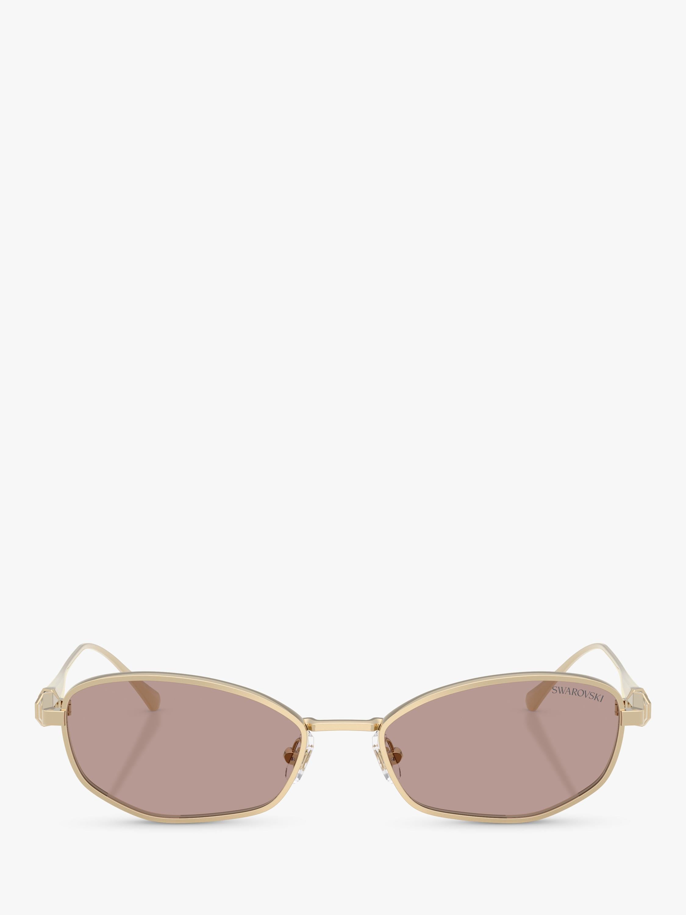 Swarovski Pillow Sunglasses pale gold brown, UK version