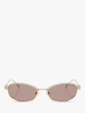 Swarovski Pillow Sunglasses pale gold brown, UK version