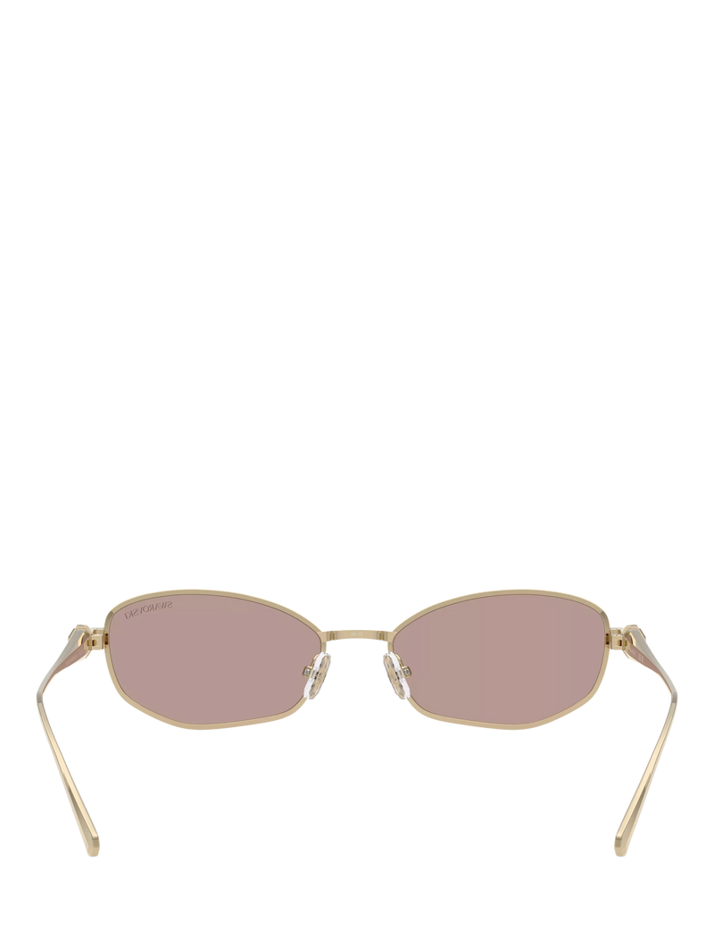 Swarovski Pillow Sunglasses pale gold brown, UK version