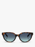 Tiffany & Co cat eye sunglasses brown gradient - British product