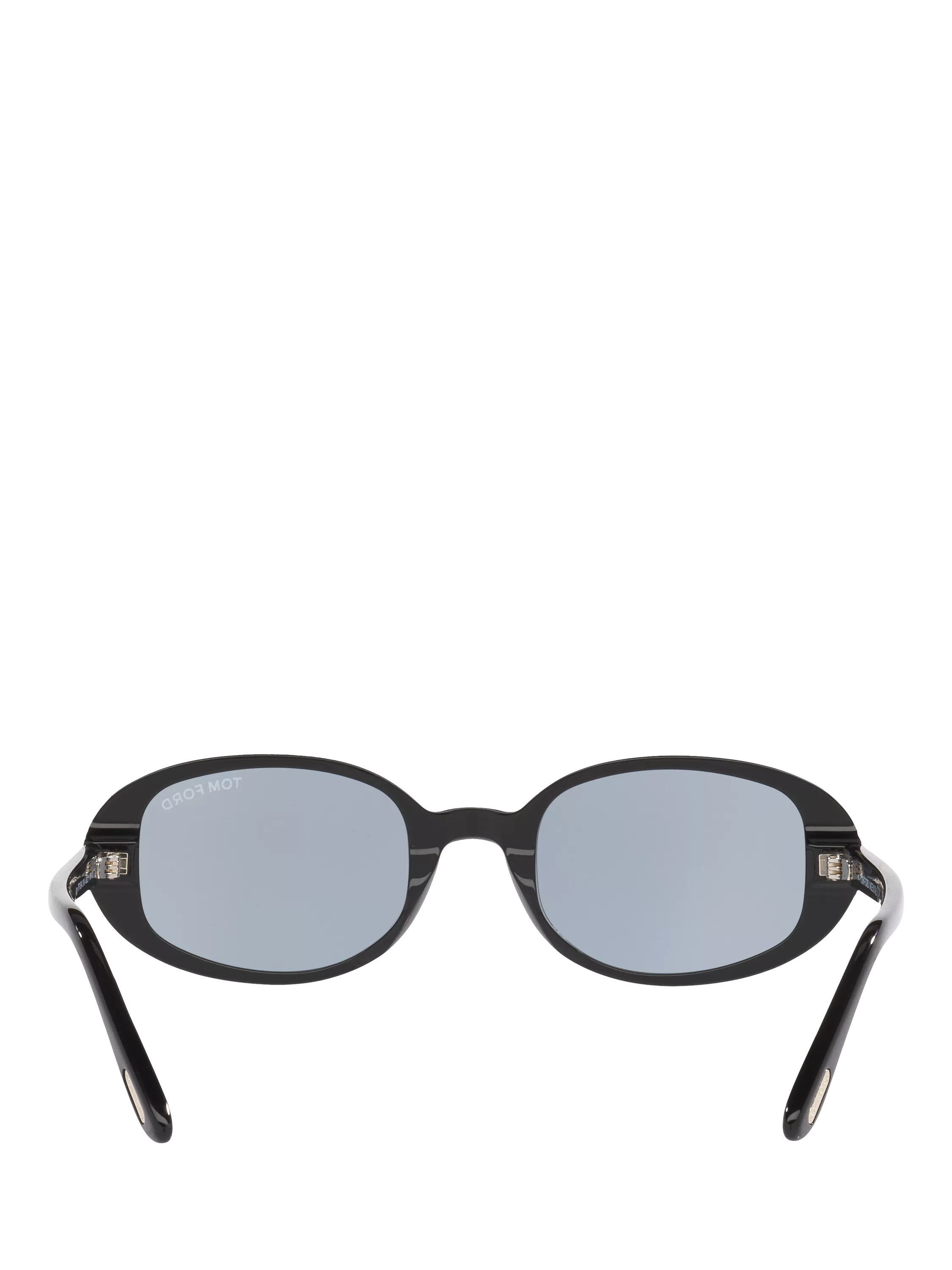 TOM FORD oval sunglasses shiny black/blue, UK version