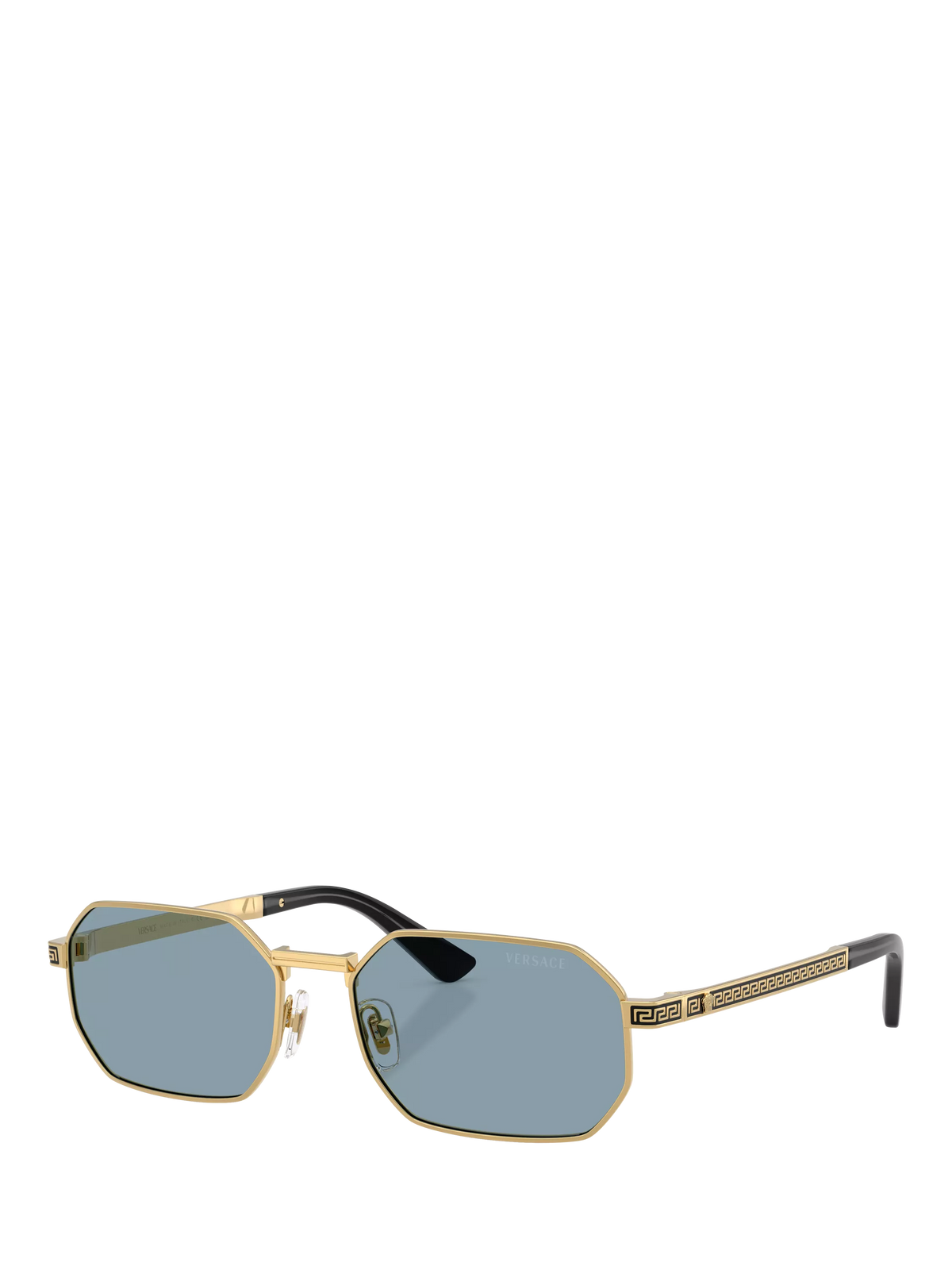 Versace round sunglasses gold metal frame 54mm, UK version