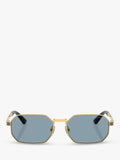 Versace round sunglasses gold metal frame 54mm, UK version
