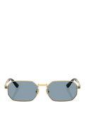 Versace round sunglasses gold metal frame 54mm, UK version