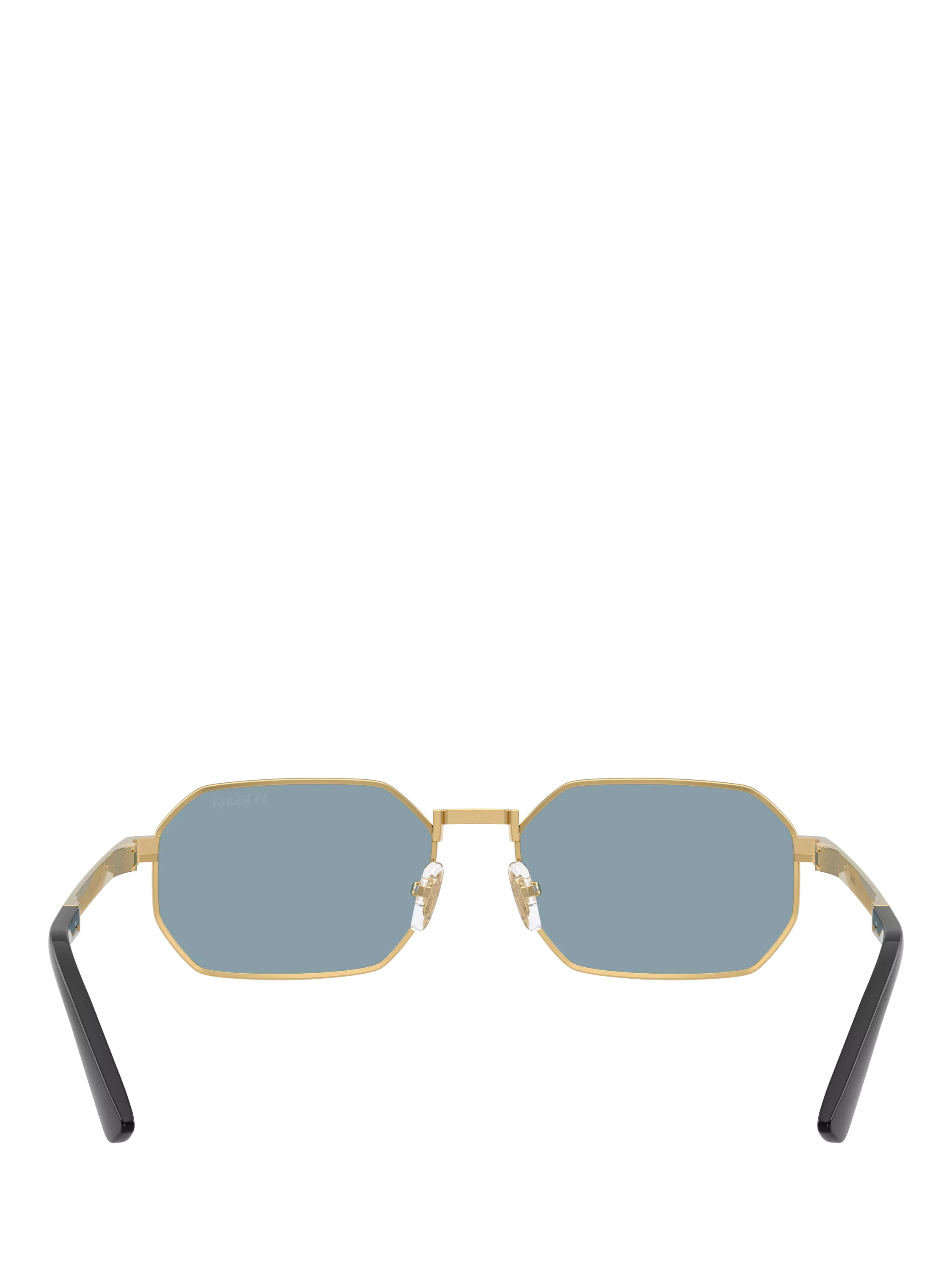 Versace round sunglasses gold metal frame 54mm, UK version
